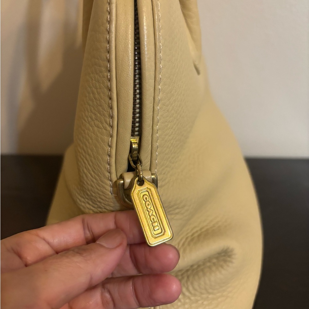Vintage Coach Sonoma Hand Bag 2way Beige - Picture 3 of 10